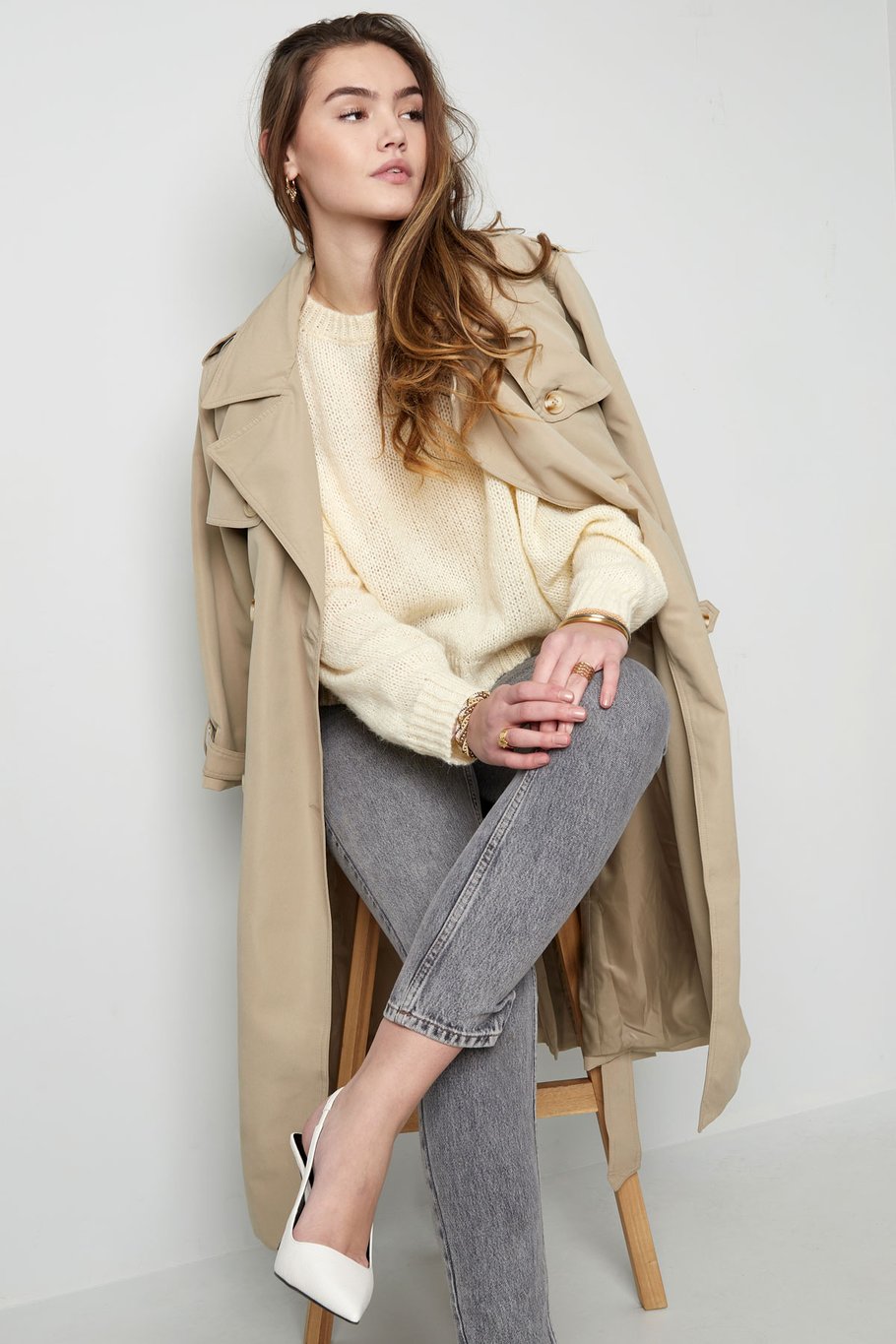 Trui cozy - geel Afbeelding6